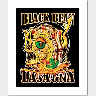 Black Bean Lasagna Monster Posters and Art